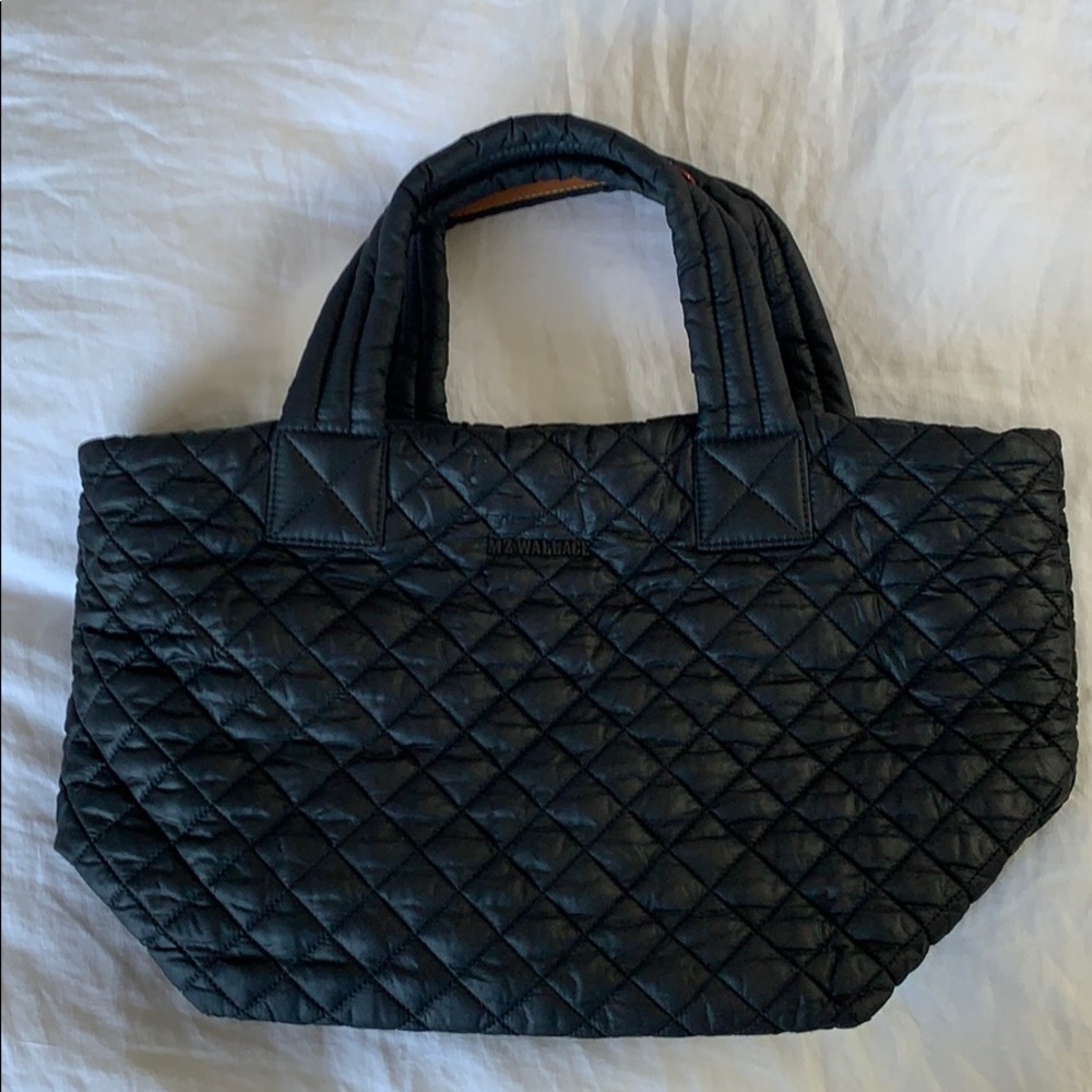 MZ Wallace Black Quilted Metro Tote